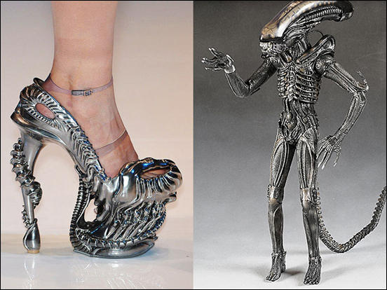 Alien Shoes - creative sandal and shoe design 