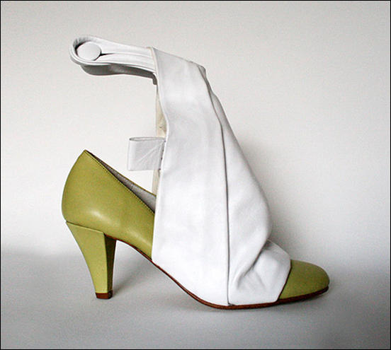 White Sleave by Maartje Halink - creative sandal and shoe design 