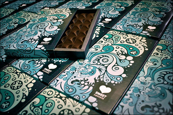 Sweet Content Chocolate Packaging Design 