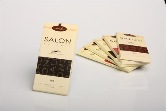Salon de Noir Chocolate Packaging Design