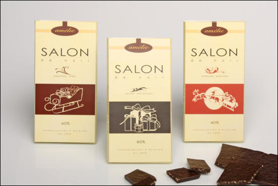 Salon de Noir Chocolate Packaging Design