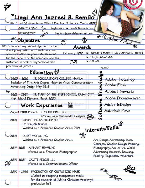 Handwritten Resume