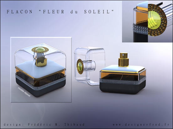 Perfume Bottle Design by Frederic Thibaud