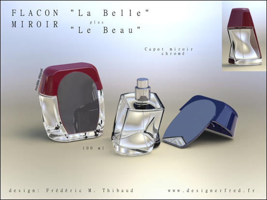 Perfume Bottle Design by Frederic Thibaud