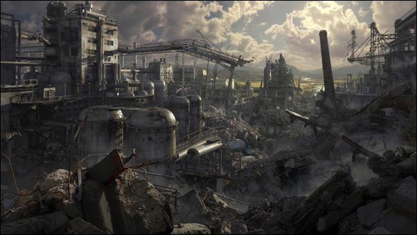 Post apocalyptic photo manipulation 