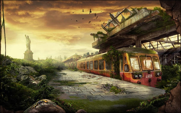 Apocalyptic photo manipulation