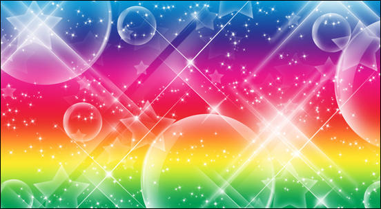 Rainbow SparkleStar Background