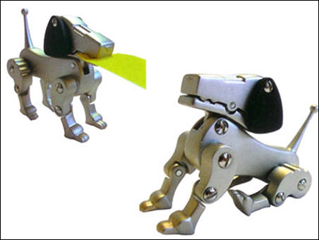 Robo Dog Memo Holder