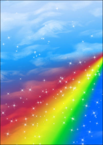 Sky + Rainbow Background