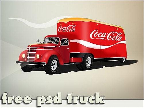 Coca-Cola-Truck-PSD