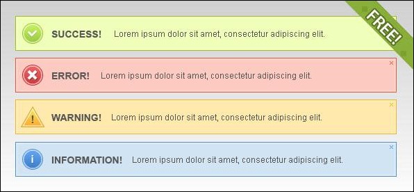 Three-different-styles-of-notification-boxes