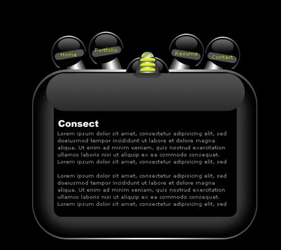 black-web-layout