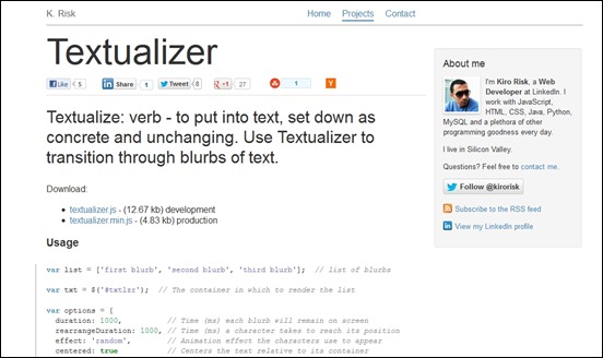 textualizer