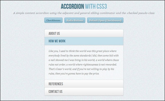 accordion-with-css3