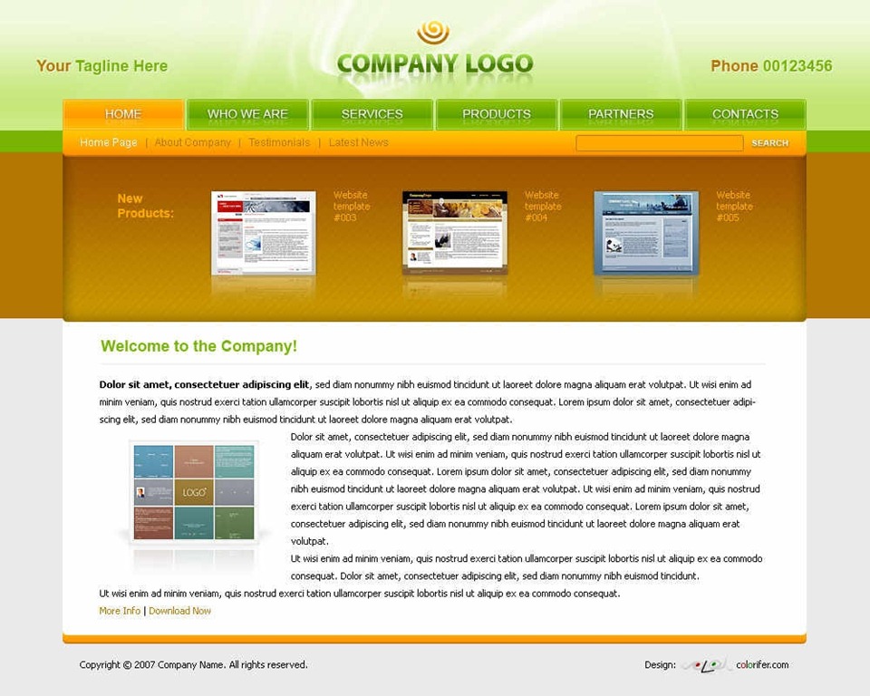 Free Web Hosting Business Templates