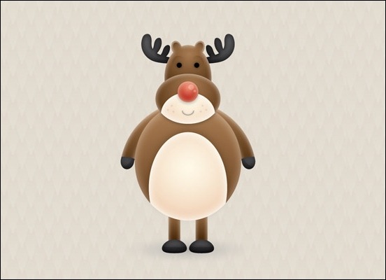 create-a-cute-reindeer-vector