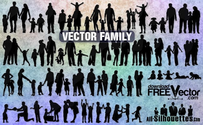 free clipart of family walking - photo #49
