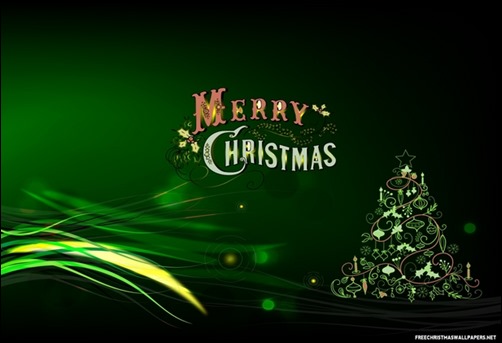 Green-Merry-Christmas-wallpaper