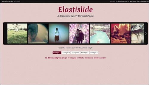 Elastislide – A Responsive jQuery Carousel Plugin