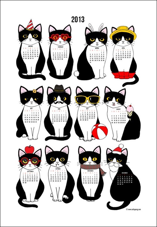 12-tuxedo-cats-2013-calendar