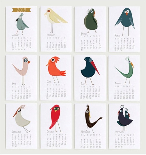 2013-calendar-funny-birds