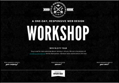 BUILD RESPONSIVELY WORKSHOP