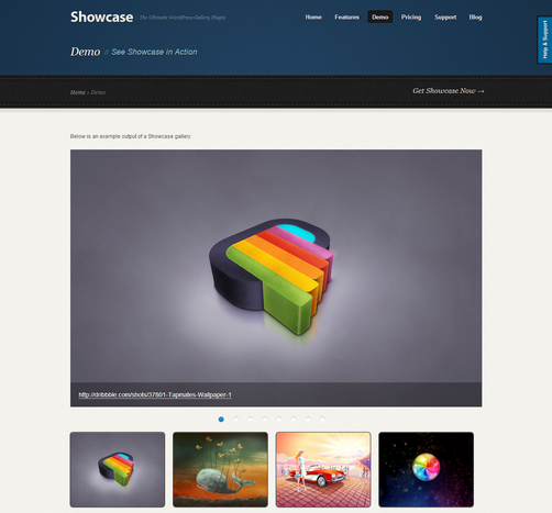 Showcase, WordPress Portfolio