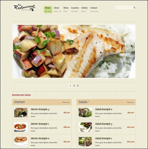 restaurant pro restaurant menu templates