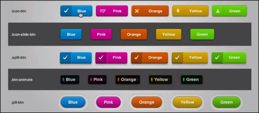 Animated & 3D CSS3 Button Pack