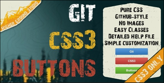 Git CSS3 Buttons