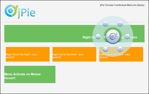 jpie jQuery menu plugins