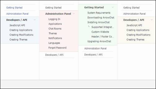 nicetree jQuery menu plugins