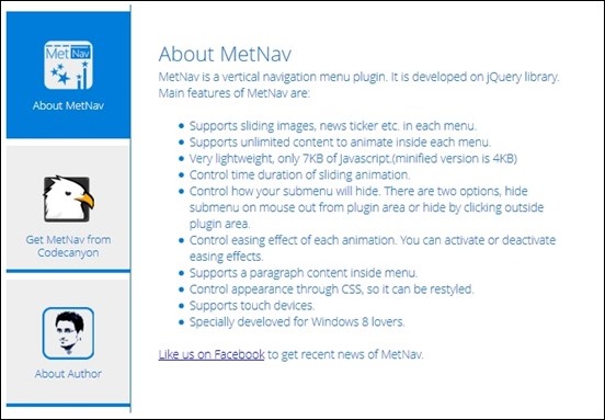 metnav-jquery-navigation