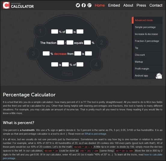 percentage-calculator