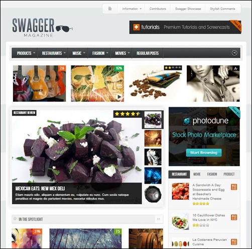 Swagger-WordPress-Theme