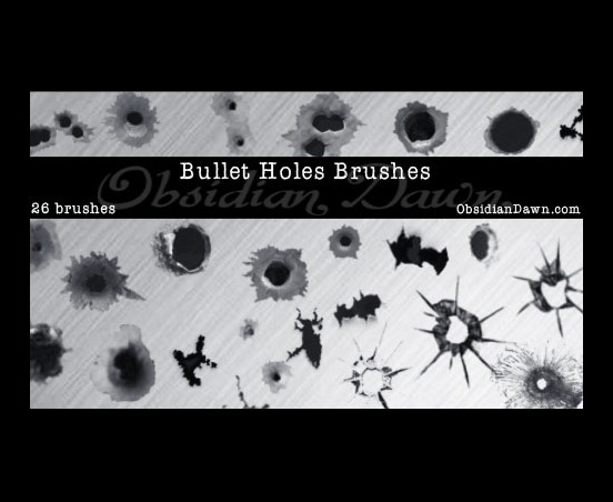 bullet-holes-brushes