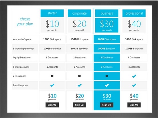 pricing-table