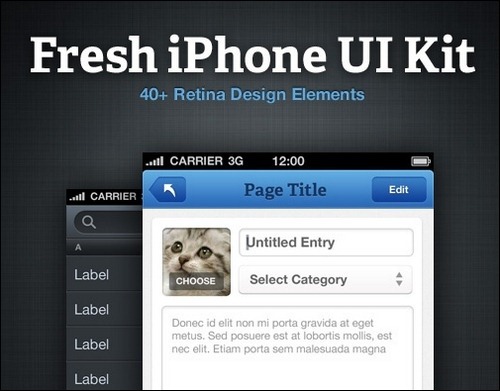 fresh-iphone-ui-kit