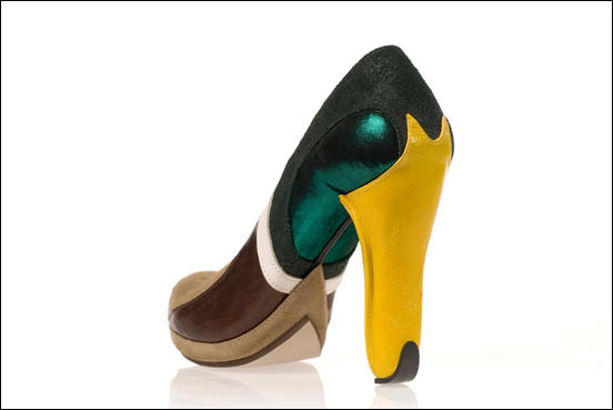 Mallard Duck - creative sandal and shoe design 
