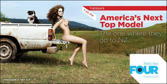 America’s Next Top Model – “the one where they go to NZ”