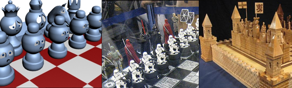 Steve Vigar Designs Chess Set