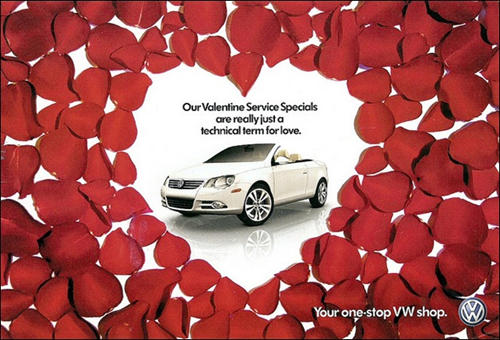 Volkswagen Valentine Card