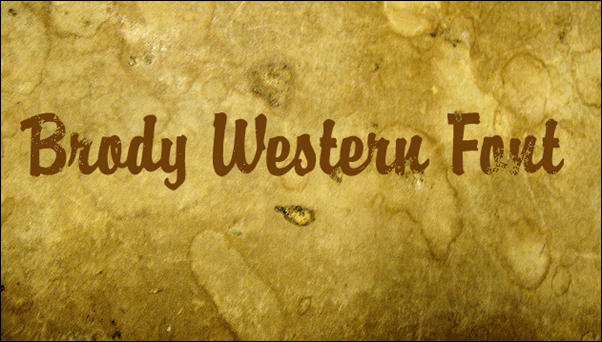 Brody Western Font