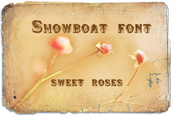 Showboat Western Font