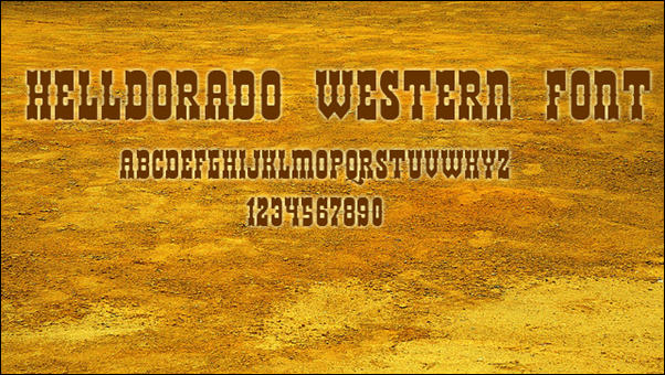Helldorado Western Font