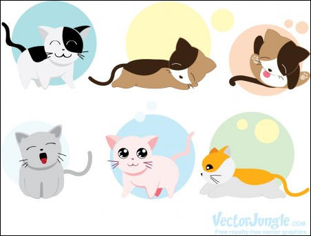 Free Vector Kittens