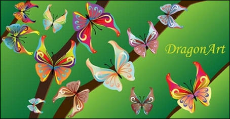 Free Vector Butterfly Set
