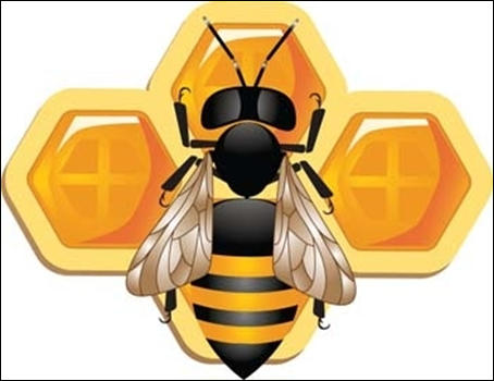 Free Honeybee Vector