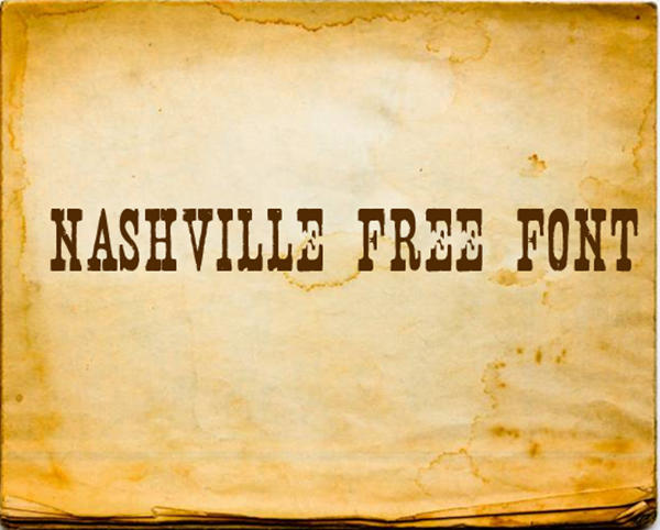 Nashville Free Font