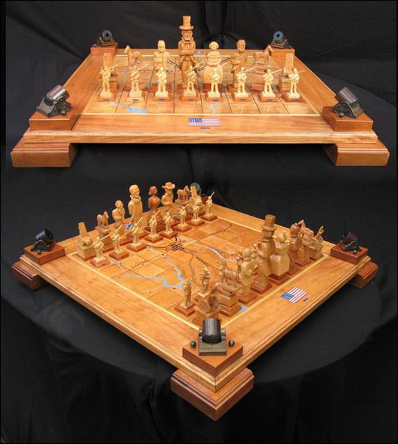 Civil War Chess Set by Jim Arnold